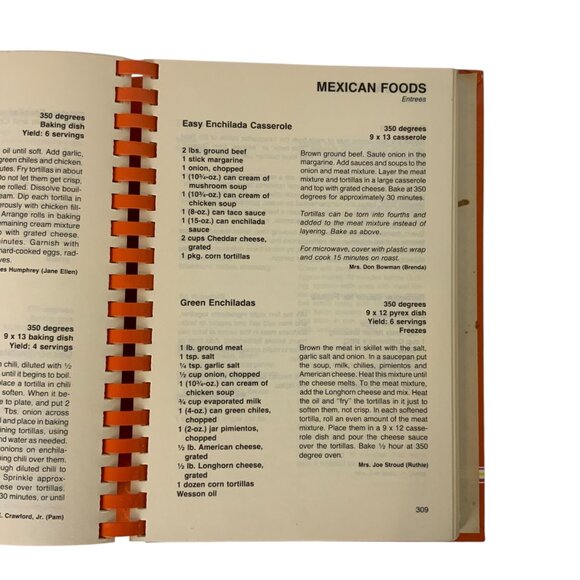 Vintage 1981 La Piñata Cookbook By Junior Service League McAllen TX Spiral Bound - Picture 11 of 13